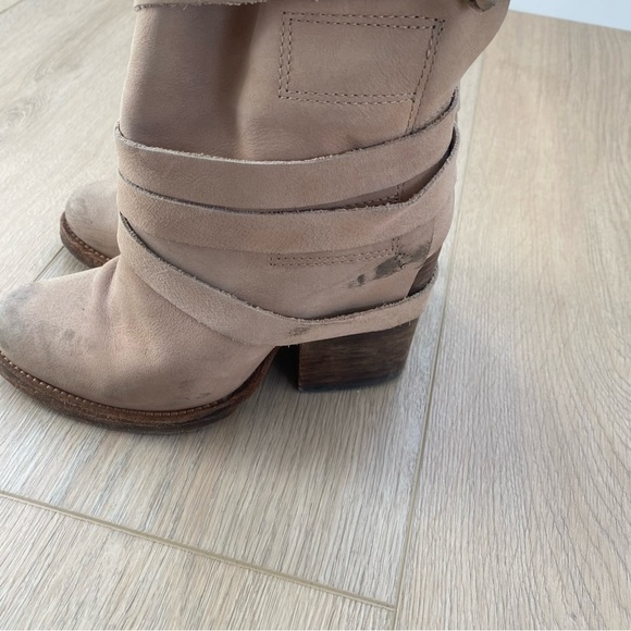 Free People Royal Rush Leather Ankle Boots Size 36 - Picture 5 of 9